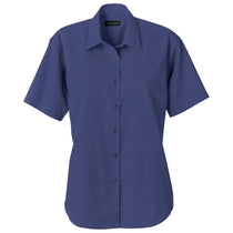 Elevate Women's Navy Matson Short Sleeve Shirt