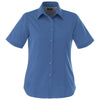 Elevate Women's Blue Stirling Short Sleeve Shirt