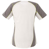 Elevate Women's White/Steel Grey Taku Short Sleeve Tech Tee