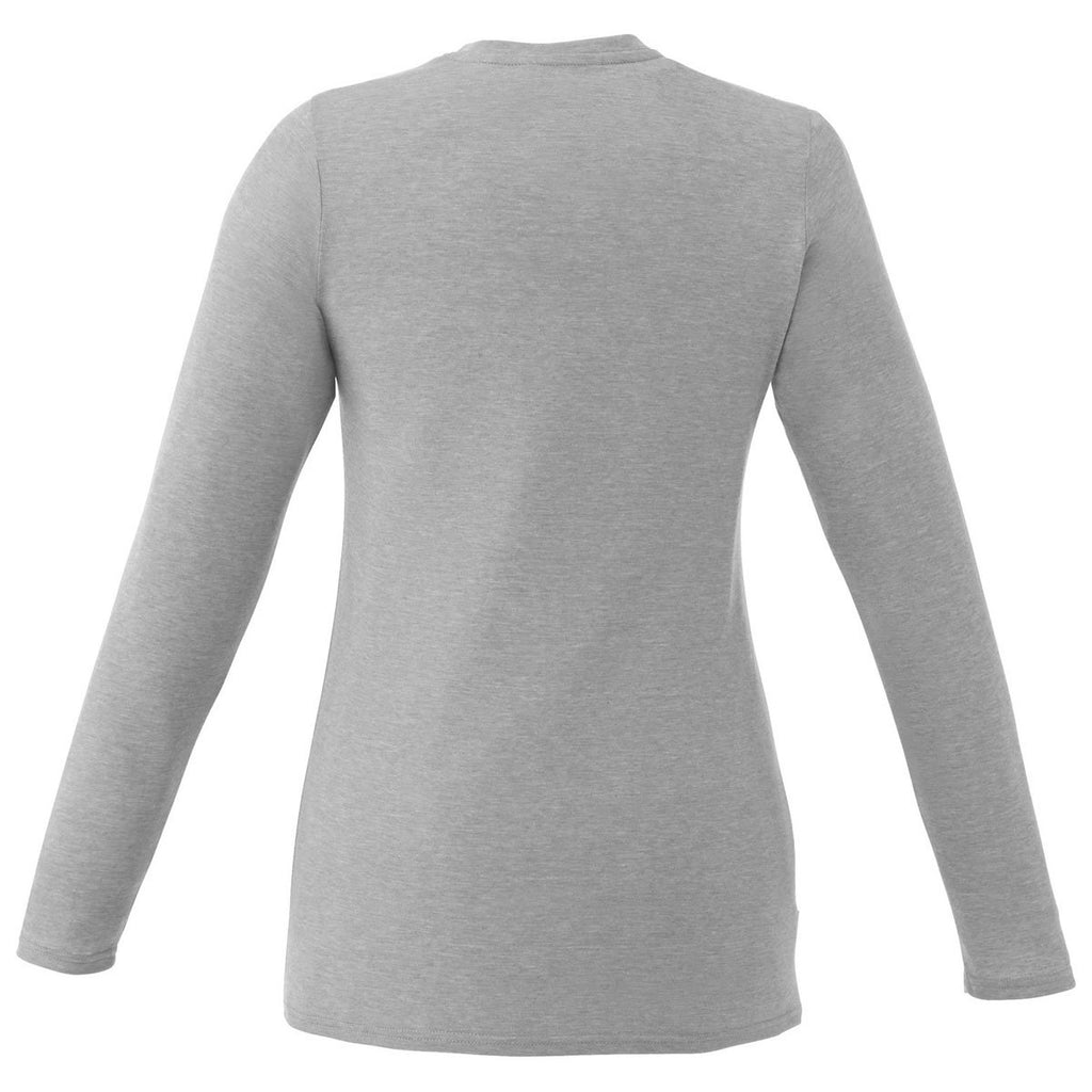 Elevate Women's Heather Grey Holt Long Sleeve Tee