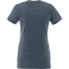 Elevate Women's Navy Heather Sarek V-Neck Short Sleeve Tee