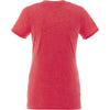 Elevate Women's Team Red Heather Sarek V-Neck Short Sleeve Tee