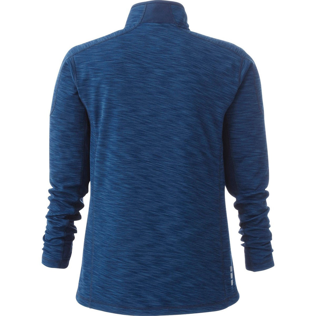 Elevate Women's River Blue Heather Yerba Knit Quarter Zip