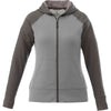 Elevate Women's Heather Grey Anshi Knit Full Zip Hoodie