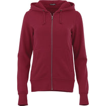 Elevate Women's Maroon Cypress Fleece Zip Hoody