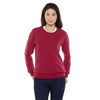Elevate Women's Vintage Red Garris Fleece Crew