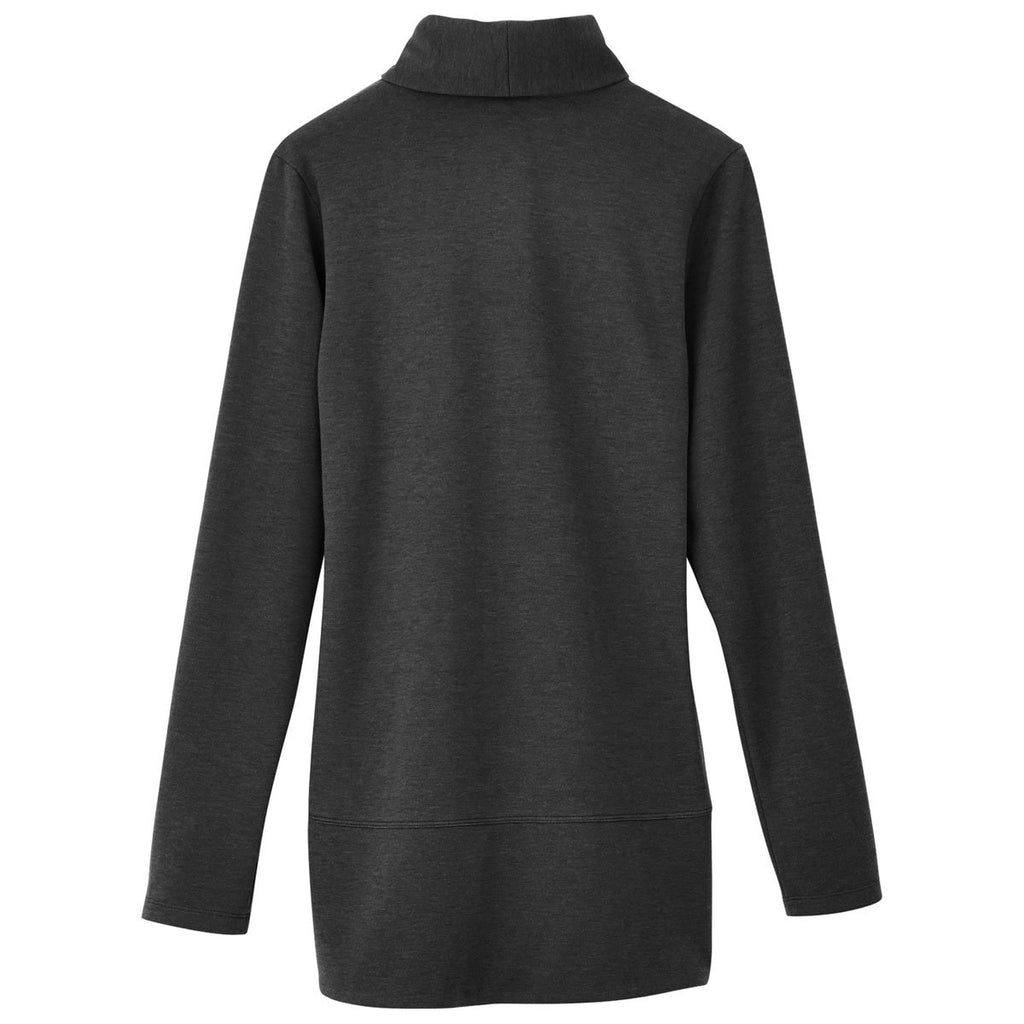 Elevate Women's Heather Dark Charcoal Equinox Knit Blazer