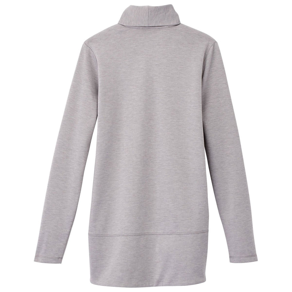 Elevate Women's Heather Grey Equinox Knit Blazer