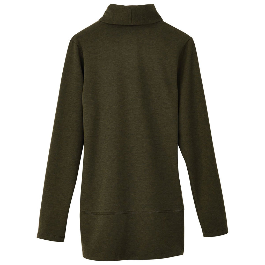 Elevate Women's Loden Heather Equinox Knit Blazer
