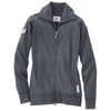 Roots73 Women's Dark Charcoal Mix Trentriver Knit Full Zip