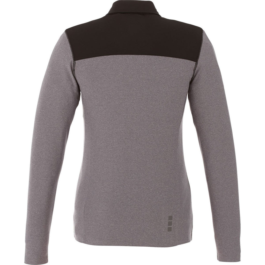 Elevate Women's Medium Heather Grey Perren Knit Jacket