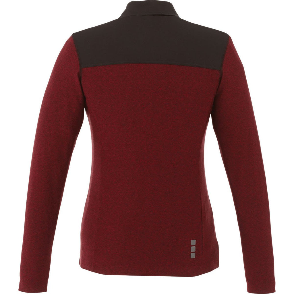 Elevate Women's Vintage Red Perren Knit Jacket