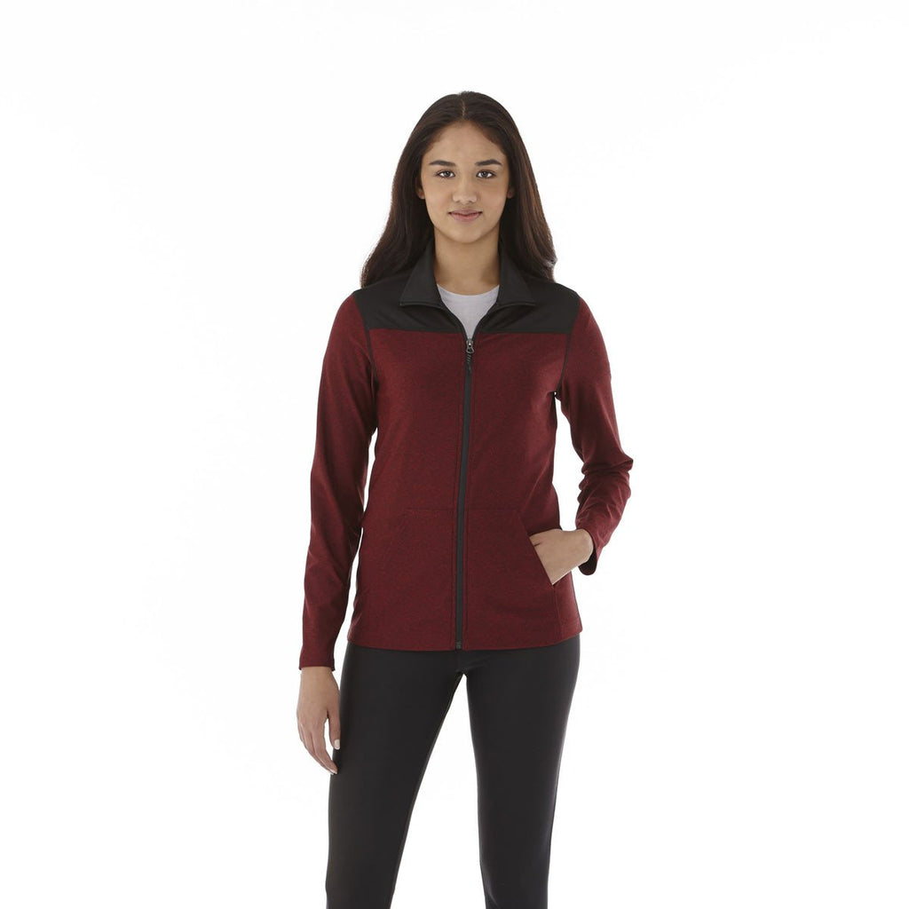 Elevate Women's Vintage Red Perren Knit Jacket