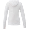 Elevate Women's White Garner Knit Full Zip Hoodie