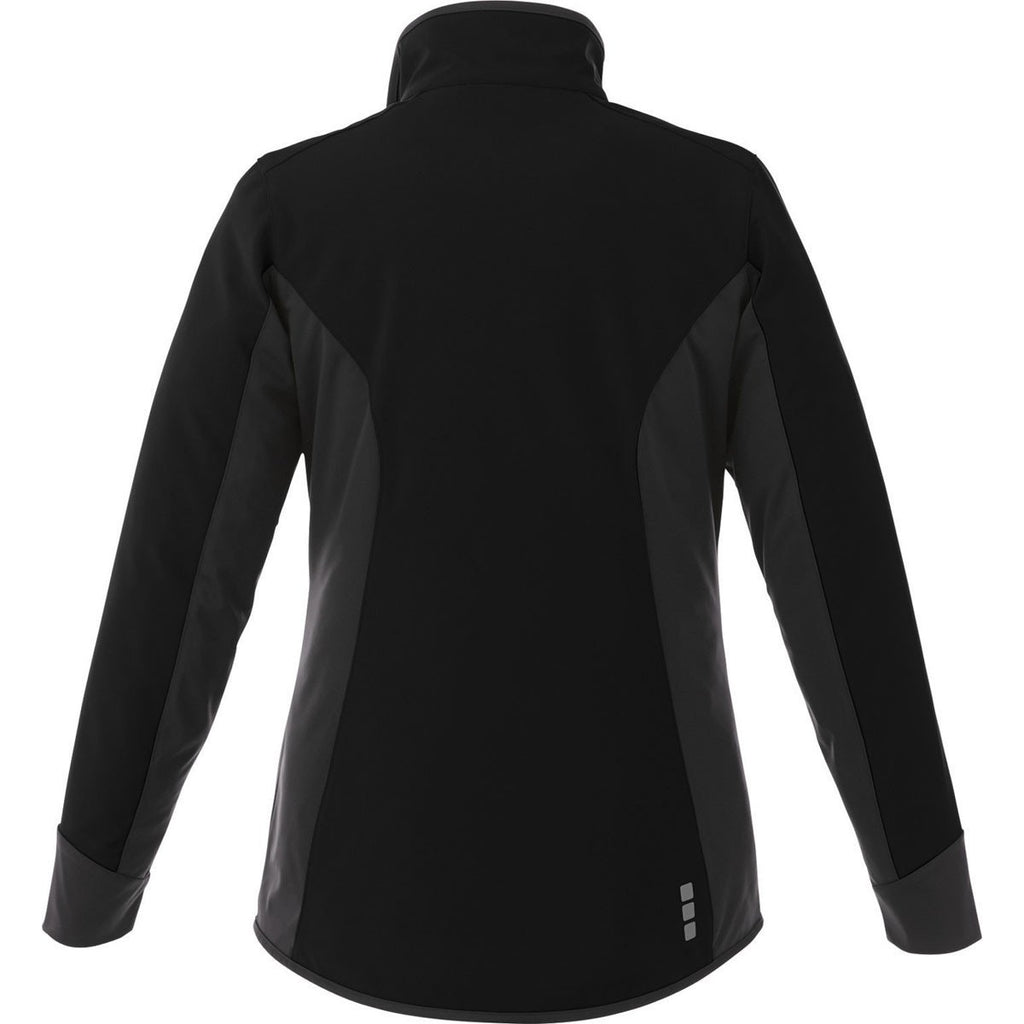 Elevate Women's Black Sopris Softshell Jacket