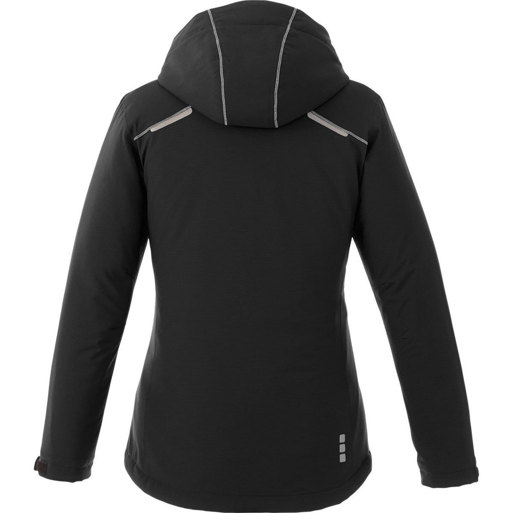Elevate Women's Black Mantis Insulated Softshell Jacket