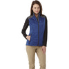 Elevate Women's Metro Blue/Black Smoke Heather Nasak Hybrid Softshel Vest
