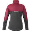 Elevate Women's Maroon/Heather Dark Charcoal Fernie Hybrid Insulated Jacket