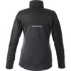 Elevate Women's Black/Heather Dark Charcoal Fernie Hybrid Insulated Jacket