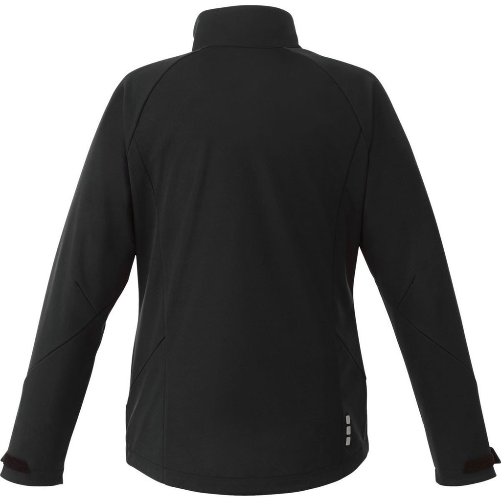 Elevate Women's Black Kaputar Softshell Jacket