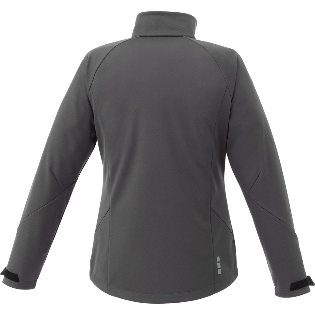 Elevate Women's Grey Storm Kaputar Softshell Jacket