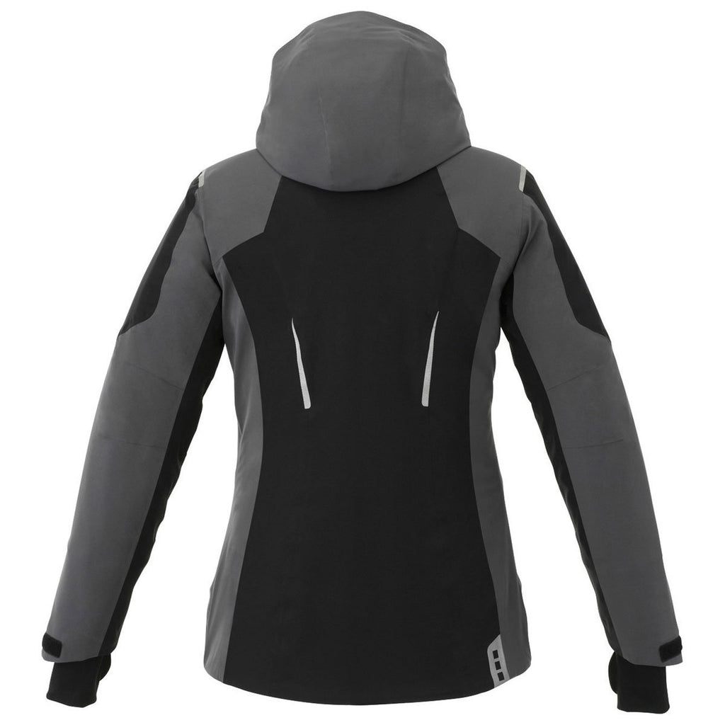 Elevate Women's Black/Grey Storm Ozark Insulated Jacket