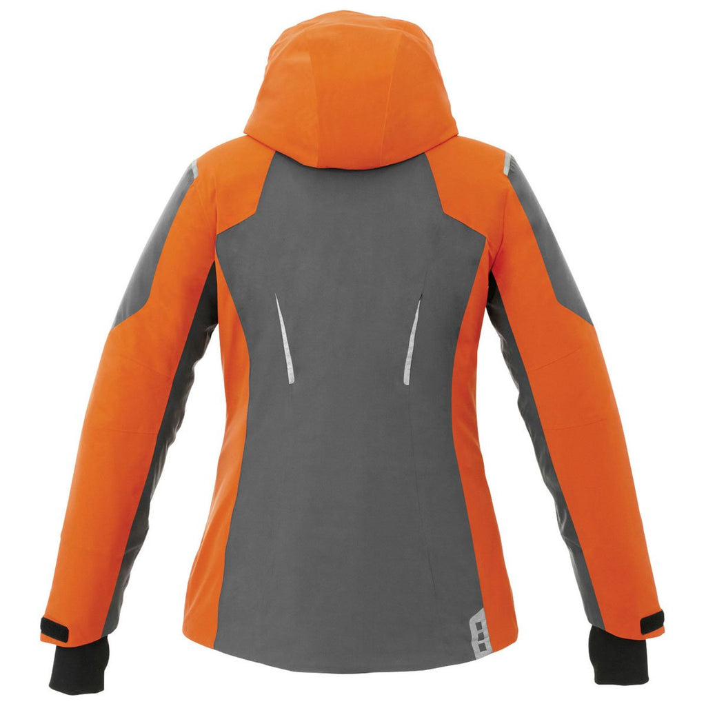 Elevate Women's Grey Storm/Saffron Ozark Insulated Jacket