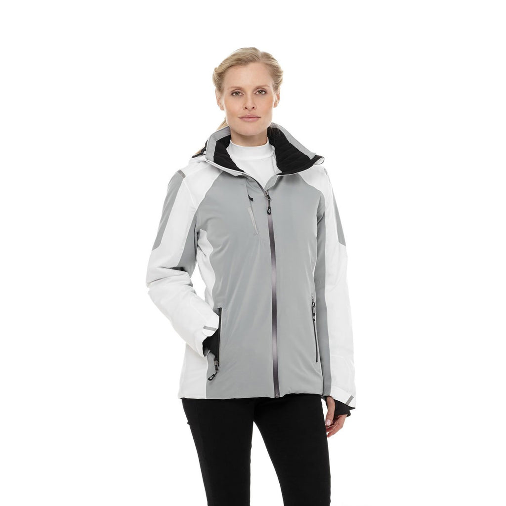 Elevate Women's Grey/White Ozark Insulated Jacket