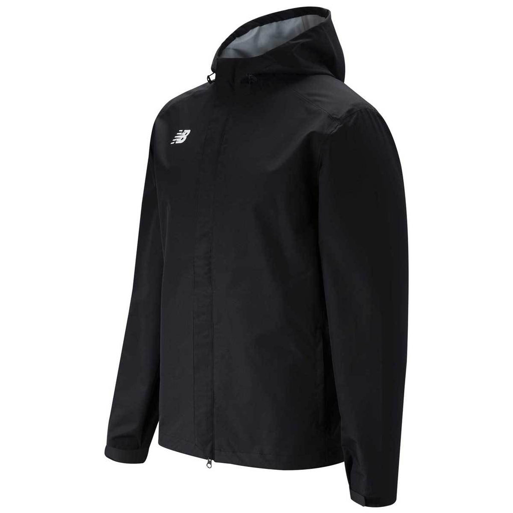 New Balance Men's Team Black Rain Jacket