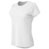 New Balance Women's White Short Sleeve Tech Tee
