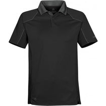 Stormtech Men's Black/Graphite Crossover Performance Polo
