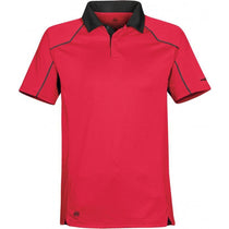 Stormtech Men's Scarlet/Black Crossover Performance Polo