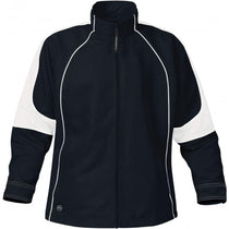 Stormtech Men's Black/White/White Blaze Track Jacket