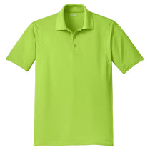 Sport-Tek Men's Lime Shock Tall Micropique Sport-Wick Polo