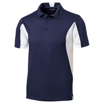 Sport-Tek Men's True Navy/ White Tall Side Blocked Micropique Sport-Wick Polo