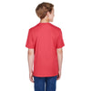 Team 365 Youth Sp Red Heather Zone Sonic Heather Performance T-Shirt