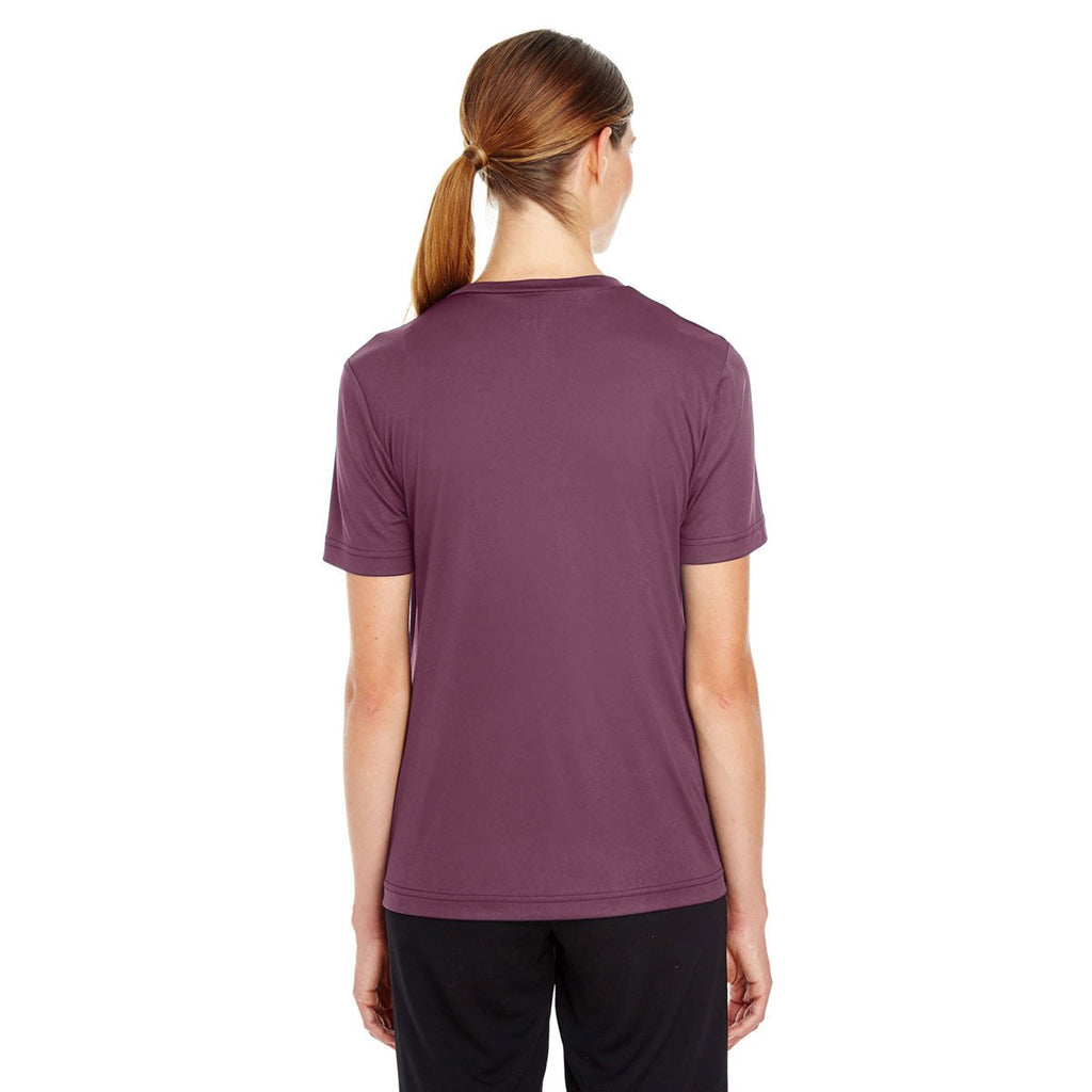 Team 365 Women's Sport Dark Maroon Zone Performance T-Shirt