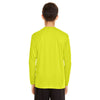 Team 365 Youth Safety Yellow Zone Performance Long-Sleeve T-Shirt