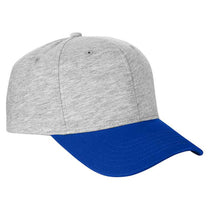 Team 365 Heather Grey/Sport Royal Jersey Two-Tone Cap