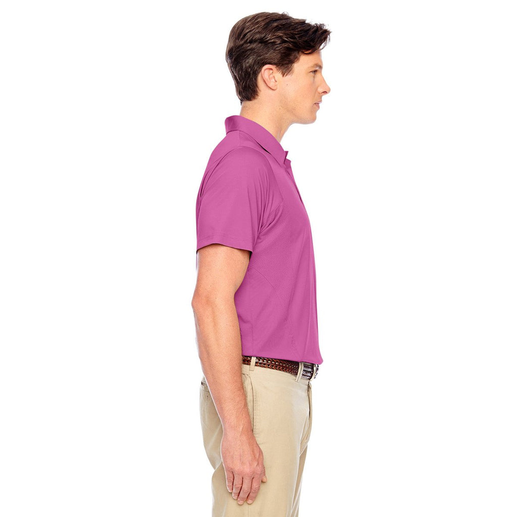 Team 365 Men's Sport Charity Pink Charger Performance Polo
