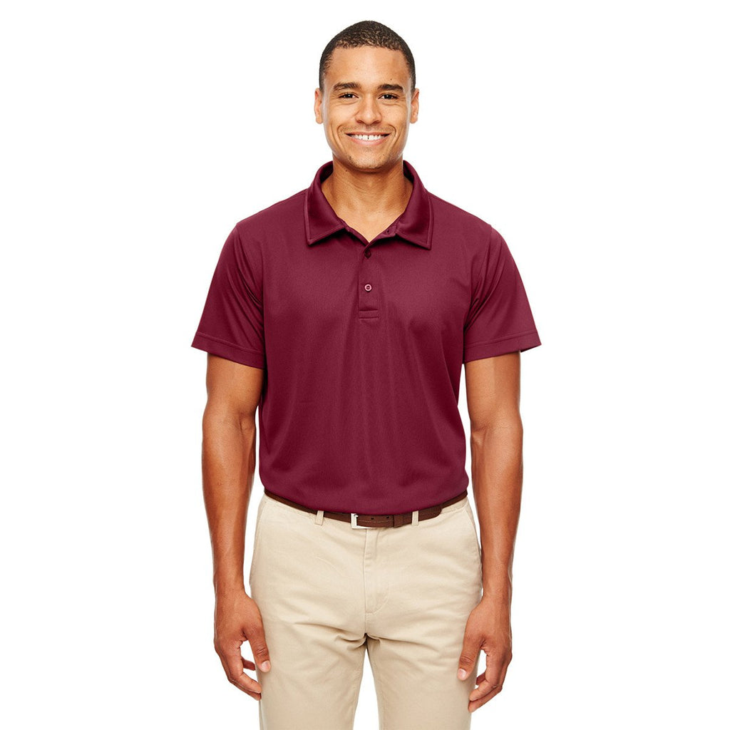 Team 365 Men's Sport Maroon Command Snag-Protection Polo