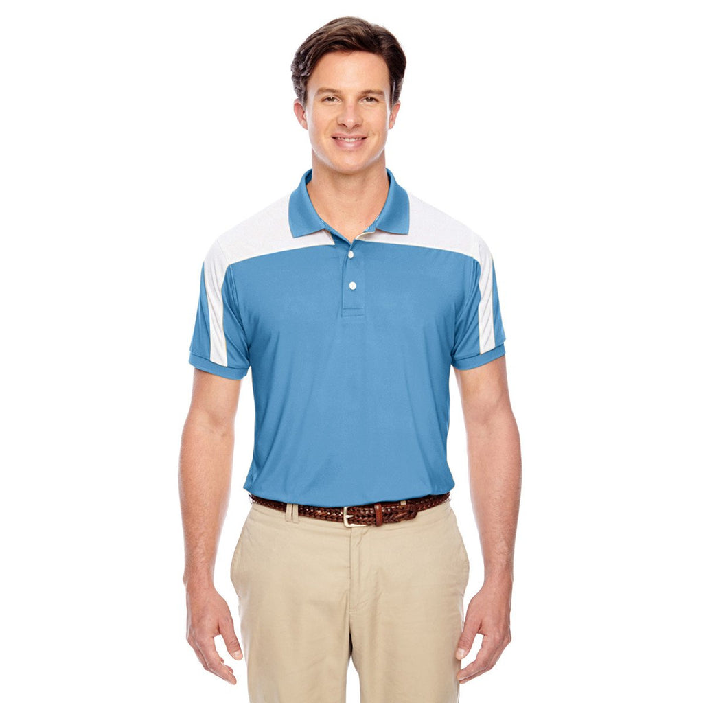 Team 365 Men's Sport Light Blue Victor Performance Polo