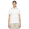 Team 365 Women's White Innovator Performance Polo