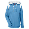 Team 365 Men's Sport Light Blue/White Elite Performance Hoodie