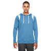 Team 365 Men's Sport Light Blue/White Elite Performance Hoodie