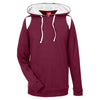 Team 365 Men's Sport Maroon/White Elite Performance Hoodie