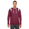 Team 365 Men's Sport Maroon/White Elite Performance Hoodie