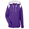 Team 365 Men's Sport Purple/White Elite Performance Hoodie