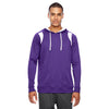 Team 365 Men's Sport Purple/White Elite Performance Hoodie