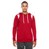 Team 365 Men's Sport Red/White Elite Performance Hoodie